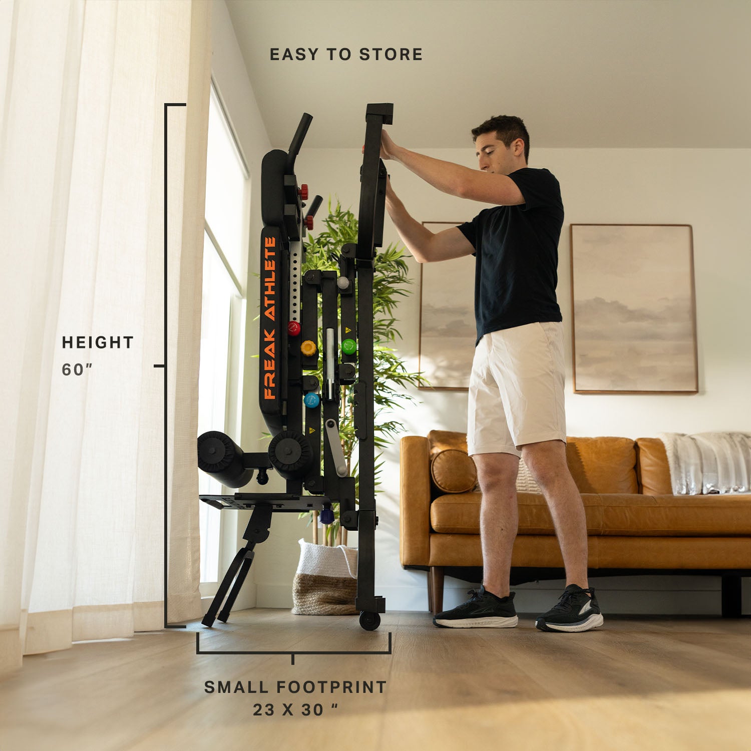 Couch Small Home Gyms Apartment Small Exercise Equipment Compact