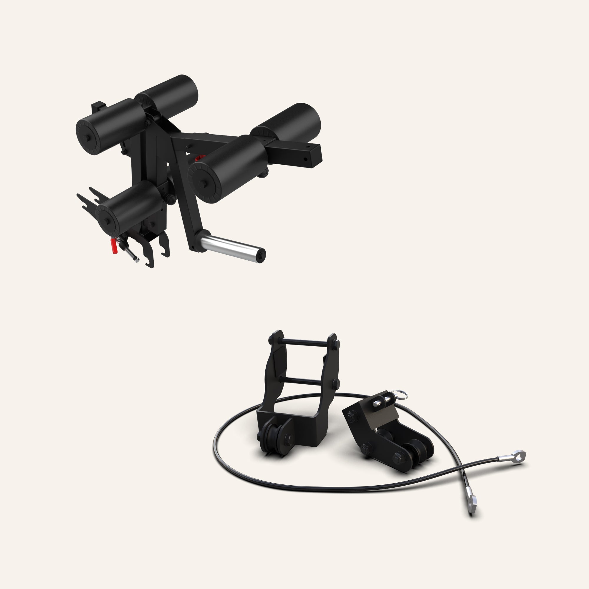 Leg Developer Attachment + Cable Attachment Bundle